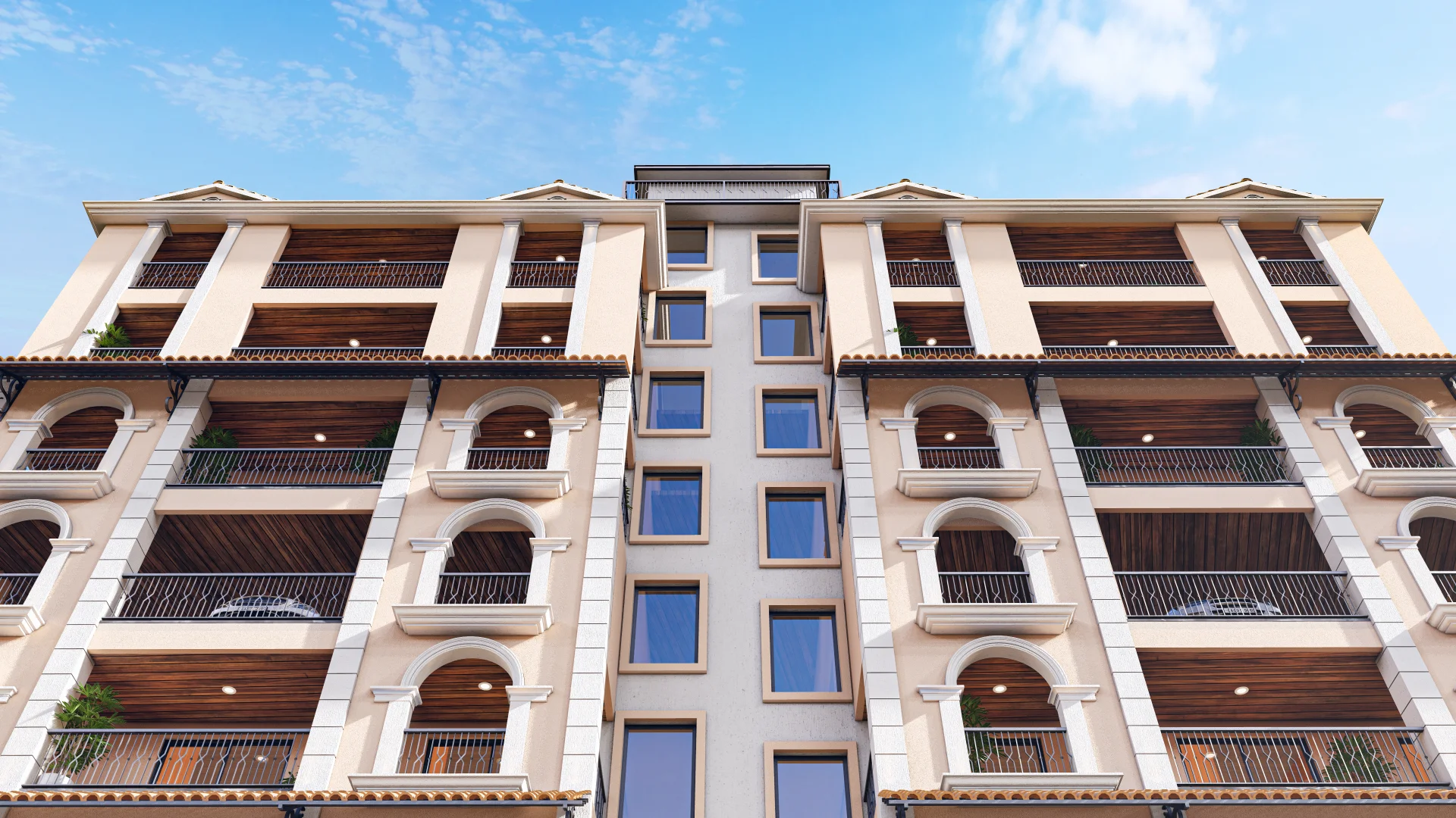 Contemporary Mountain Elevation 03